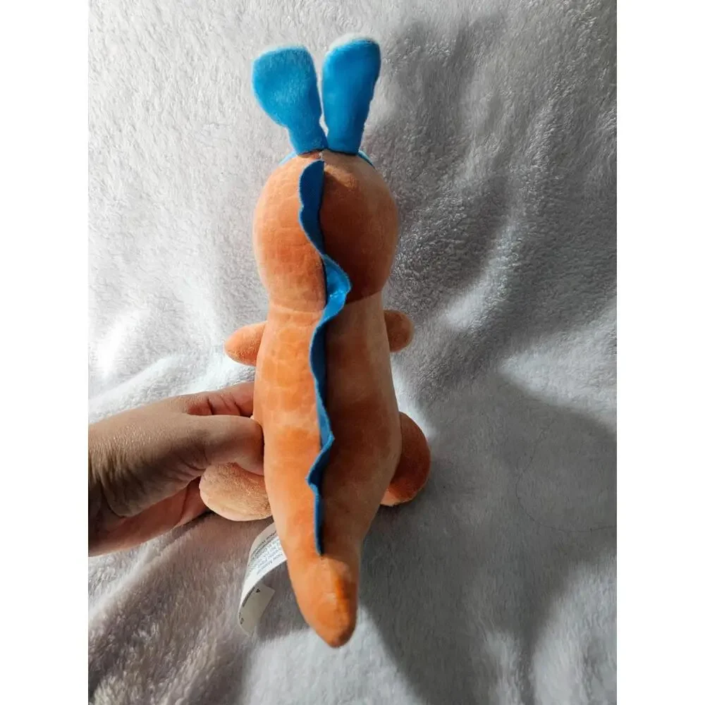 New Walmart Dinosaur Easter Bunny Rabbit Plush Toy Stuffed Animal 7.5" Orange - Picture 5 of 10